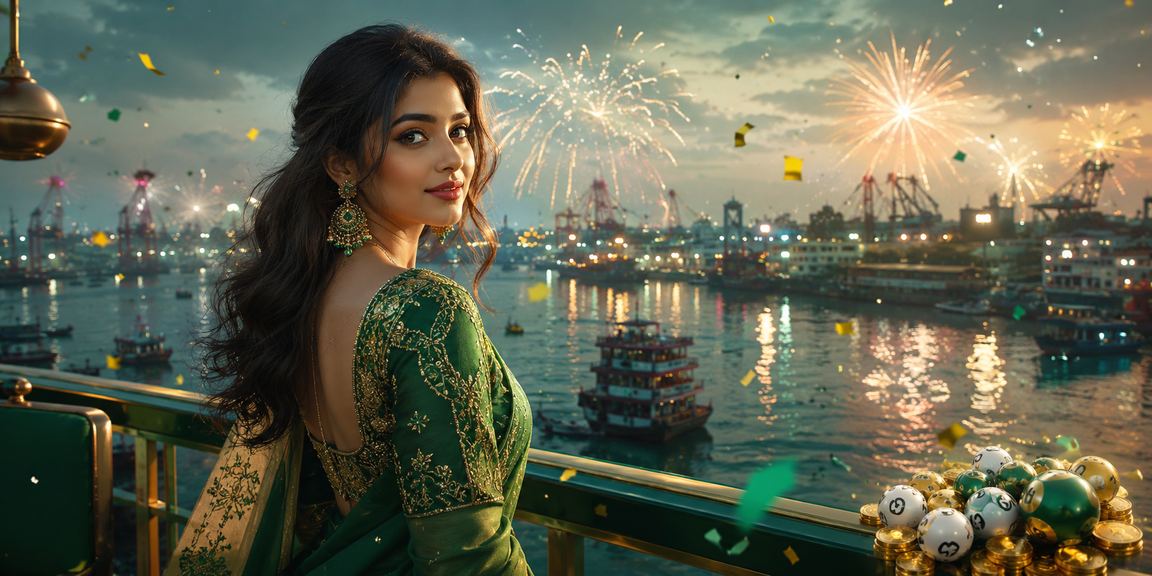নারায়ণগঞ্জ লটারি সমুদ্র সৈকতের পটভূমিতে